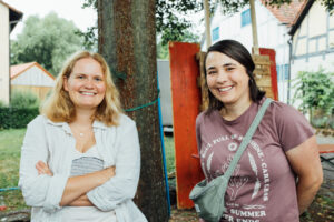 Besucherinnen des Festivals