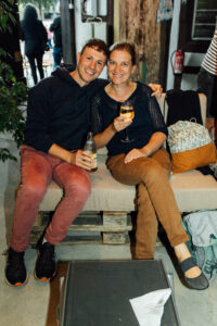 Besucher des Festivals