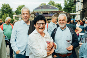 Besucher des Festivals