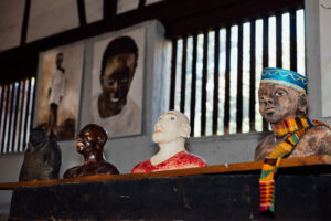 ausgestellte Büstenkunstwerke