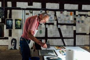 Veranstalter beim Werken