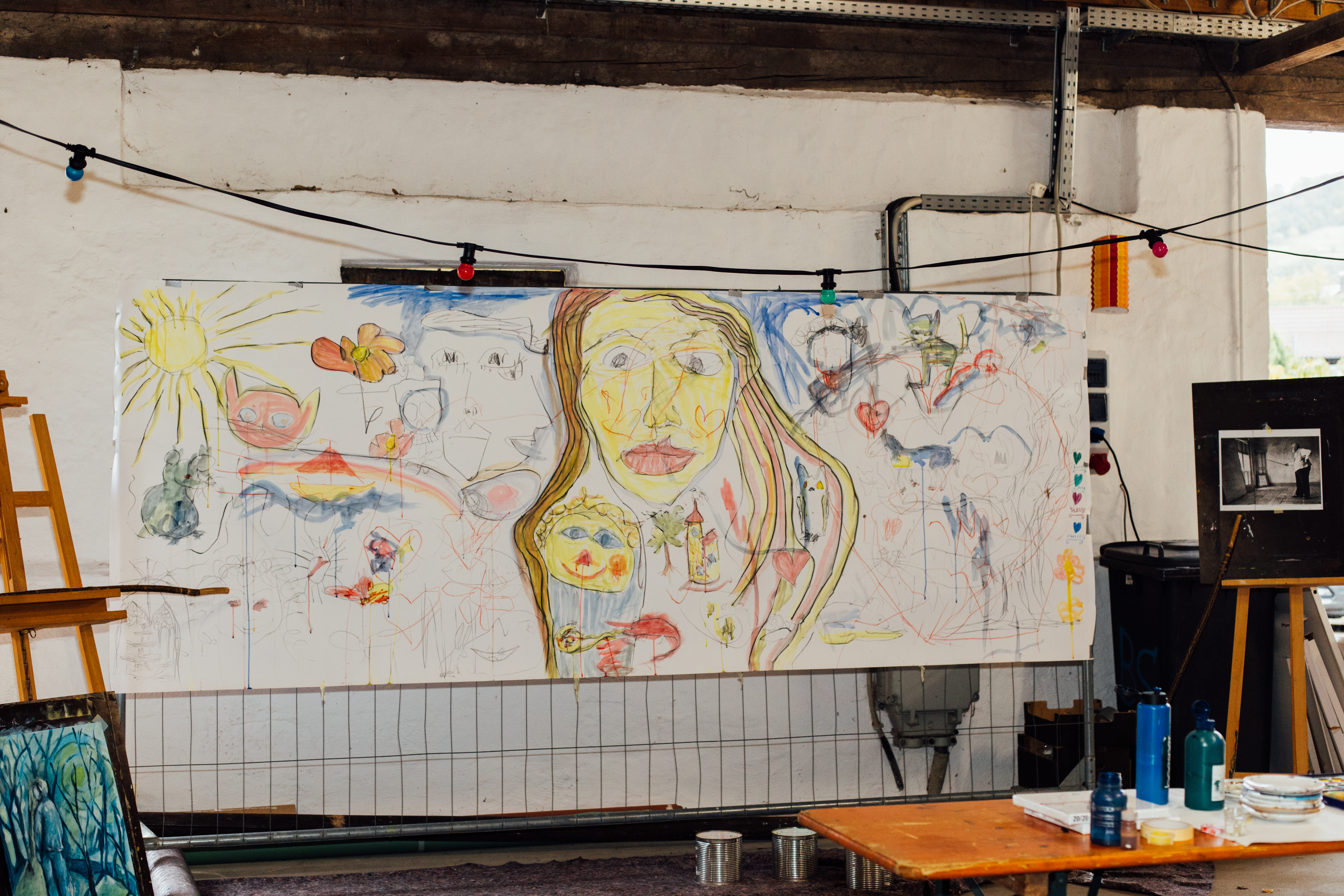 gemeinsam gemaltes Bild