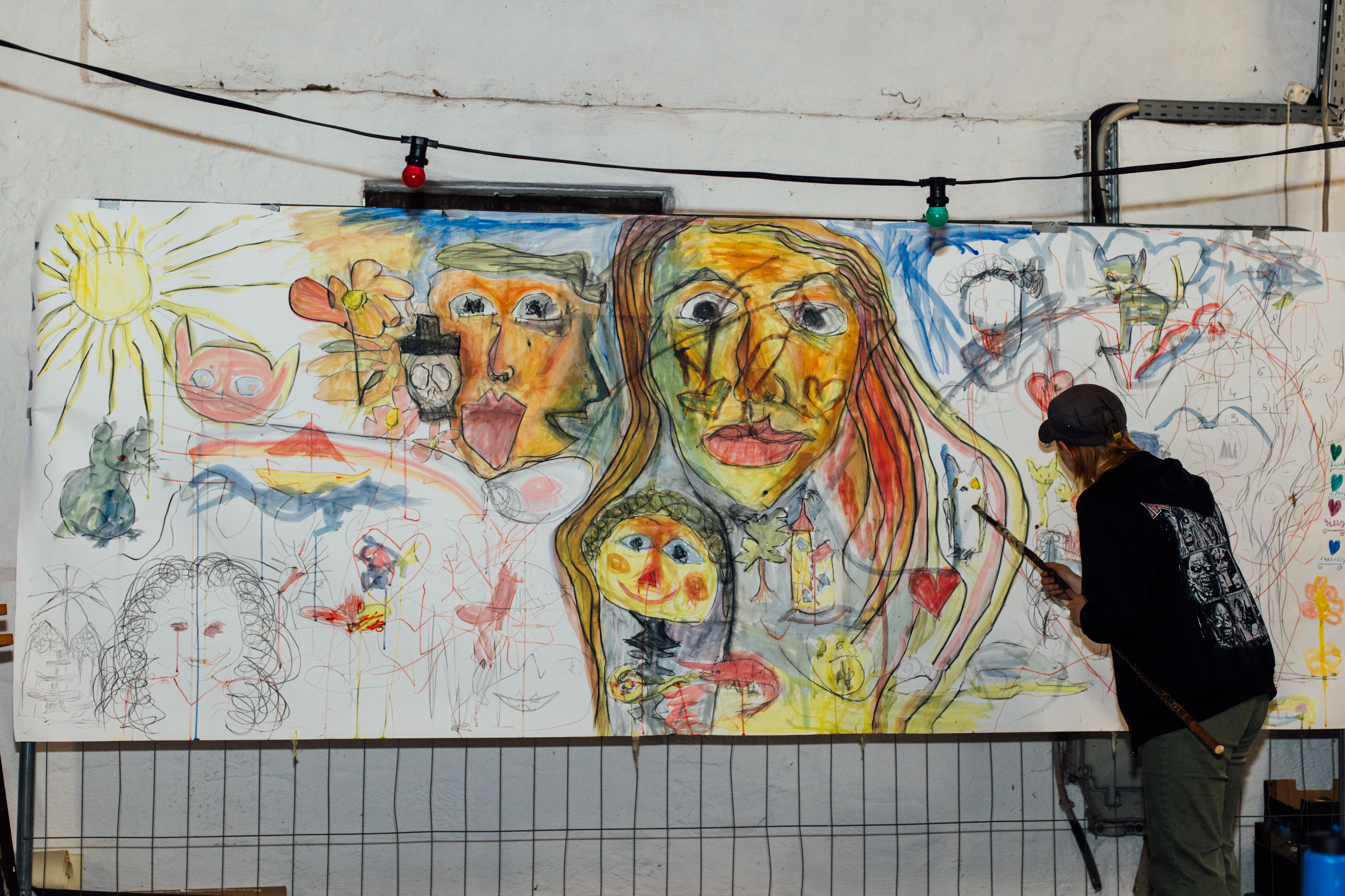 gemeinsam gemaltes Bild